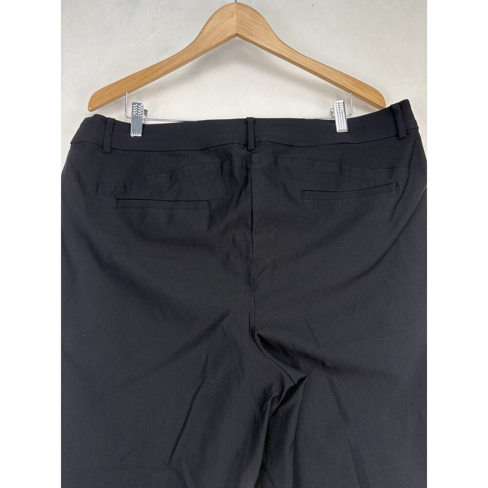 Lane Bryant Plus Size 20 Black Straight Leg Dress Pants - Picture 6 of 11